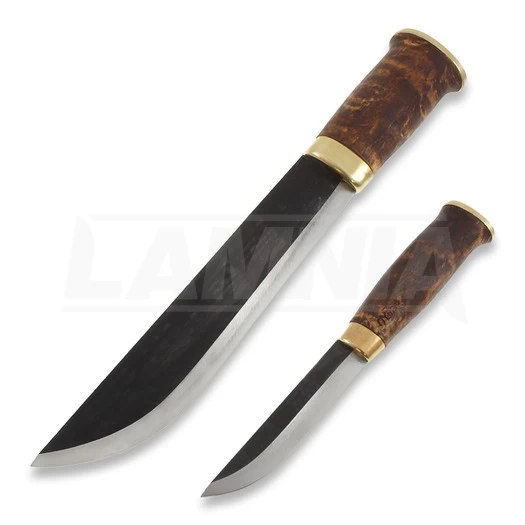 Kauhavan Puukkopaja Double Leuku 210 Knife, Stained 3 Kauhavan Puukkopaja Double Leuku 210 Knife, Stained