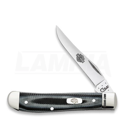 Case Cutlery Harley Mini Trapper G10 Pocket Knife 52123 3 Case Cutlery Harley Mini Trapper G10 Pocket Knife 52123