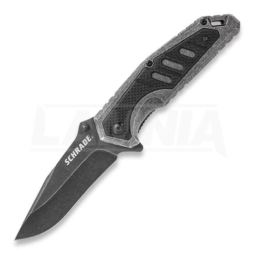 Schrade Blackwash Linerlock 507 Folding Knife 3 Schrade Blackwash Linerlock 507 Folding Knife