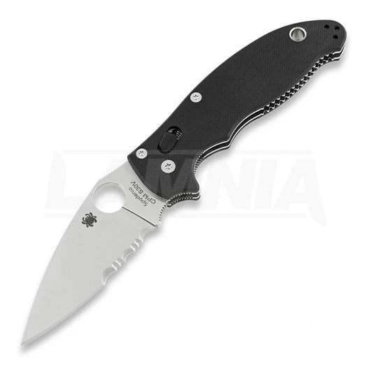 Spyderco Manix 2 Folding Knife, Combo Edge C101GPS2 3 Spyderco Manix 2 Folding Knife, Combo Edge C101GPS2