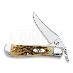 Case Cutlery Russlock Amber Bone Pocket Knife 00260
