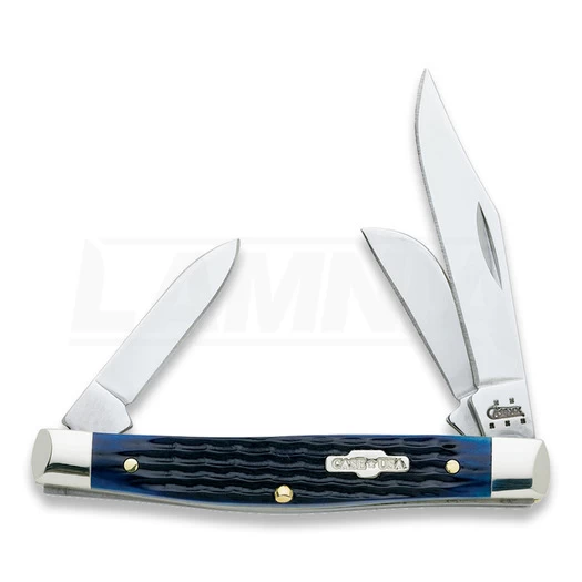 Case Cutlery Stockman Blue Bone Pocket Knife 02806 3 Case Cutlery Stockman Blue Bone Pocket Knife 02806