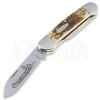 Case Cutlery Canoe Amber Bone Pocket Knife 00263 1 Case Cutlery Canoe Amber Bone Pocket Knife 00263 -Outdoor Tool and Knife Shop 2322 CA00263 01