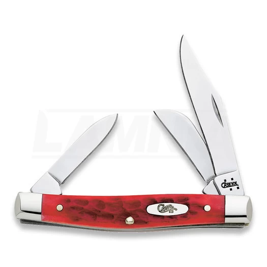 Case Cutlery Medium Stockman Dark Red Bone Pocket Knife 6981 3 Case Cutlery Medium Stockman Dark Red Bone Pocket Knife 6981