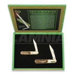 Hen & Rooster Grandfather Grandson Set Pocket Knife
