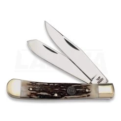 Hen & Rooster Trapper Deer Stag Pocket Knife