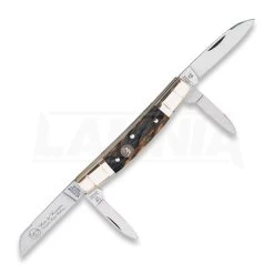 Hen & Rooster Medium Congress Pocket Knife, Deer Stag