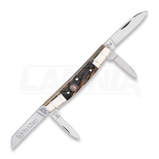 Hen & Rooster Medium Congress Pocket Knife, Deer Stag 3 Hen & Rooster Medium Congress Pocket Knife, Deer Stag