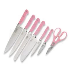 Hen & Rooster Seven Piece Kitchen Set Pink 5 Hen & Rooster Seven Piece Kitchen Set Pink -Outdoor Tool and Knife Shop 26440 HRI036 02