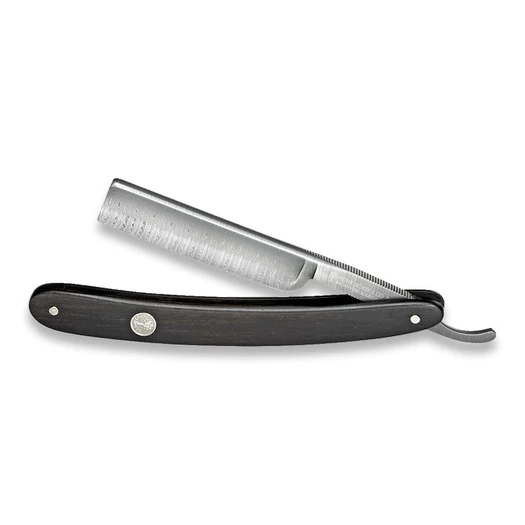 Böker Damascus Ebony Straight Razor 140409DAM 3 Böker Damascus Ebony Straight Razor 140409DAM