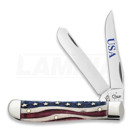 Case Cutlery Mini Trapper Patriotic Pocket Knife 64135 3 Case Cutlery Mini Trapper Patriotic Pocket Knife 64135