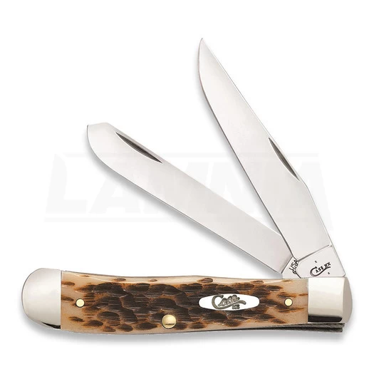 Case Cutlery Trapper Amber Bone Pocket Knife 06540 3 Case Cutlery Trapper Amber Bone Pocket Knife 06540