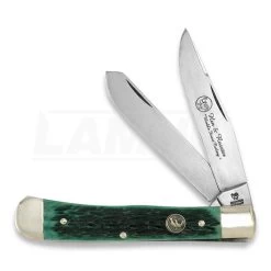 Hen & Rooster Trapper Bone Pocket Knife 11 Hen & Rooster Trapper Bone Pocket Knife -Outdoor Tool and Knife Shop 41224 HR312TB 02