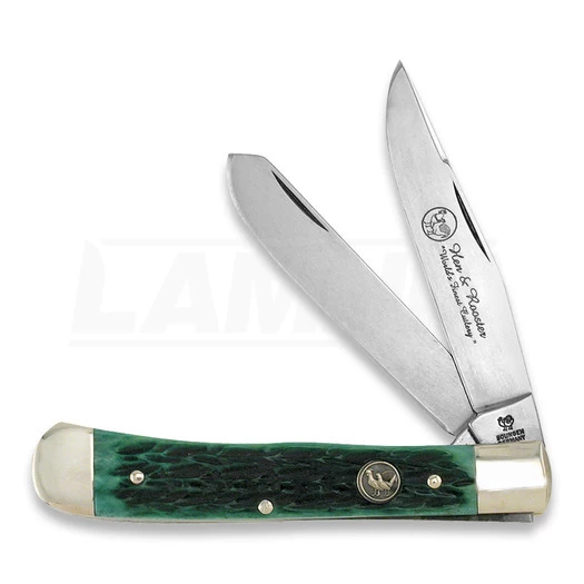 Hen & Rooster Trapper Bone Pocket Knife 4 Hen & Rooster Trapper Bone Pocket Knife - Image 2
