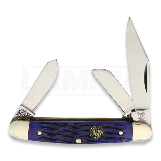Hen & Rooster Stockman Medium Pocket Knife, Bone 4 Hen & Rooster Stockman Medium Pocket Knife, Bone - Image 2