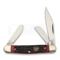 Hen & Rooster Stockman Medium Pocket Knife, Bone 9 Hen & Rooster Stockman Medium Pocket Knife, Bone -Outdoor Tool and Knife Shop 41241 HR333SMB 04