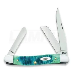 Case Cutlery Stockman Caribbean Blue Pocket Knife 25597