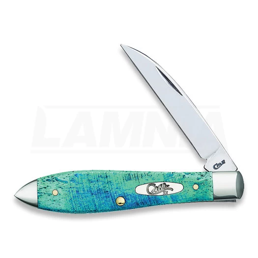 Case Cutlery Teardrop Caribbean Blue Pocket Knife 25599 3 Case Cutlery Teardrop Caribbean Blue Pocket Knife 25599