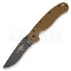 Ontario RAT-1 Folding Knife, Brown/black, Combo Edge 8847CB 1 Ontario RAT-1 Folding Knife, Brown/black, Combo Edge 8847CB -Outdoor Tool and Knife Shop 4555 ON8847CB 01
