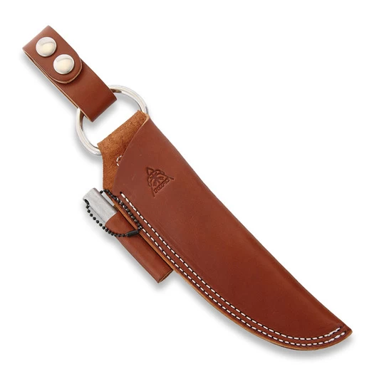 TOPS Bushcraft Sheath Brown Leather SHLBUSHBRN 3 TOPS Bushcraft Sheath Brown Leather SHLBUSHBRN