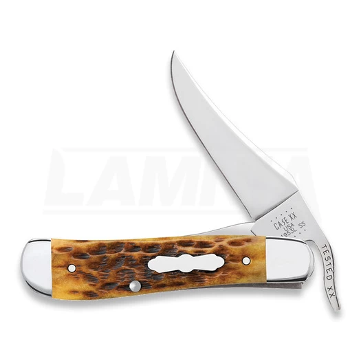 Case Cutlery Worn Antique Bone Peach Seed Jig RussLock Folding Knife 55227 3 Case Cutlery Worn Antique Bone Peach Seed Jig RussLock Folding Knife 55227