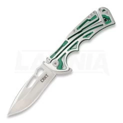 CRKT Nirk Klecker Lock By Brian Tighe Folding Knife, Green
