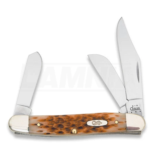 Case Cutlery Large Stockman Amber Bone Pocket Knife 128 3 Case Cutlery Large Stockman Amber Bone Pocket Knife 128