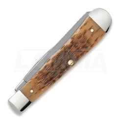 Case Cutlery Trapper Amber Bone Pocket Knife 163 7 Case Cutlery Trapper Amber Bone Pocket Knife 163 -Outdoor Tool and Knife Shop 60190 CA163 03