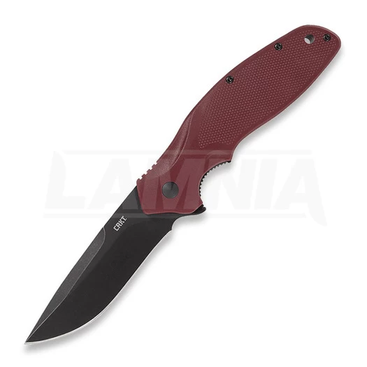 CRKT Shenanigan Linerlock A/O Folding Knife, Maroon 3 CRKT Shenanigan Linerlock A/O Folding Knife, Maroon