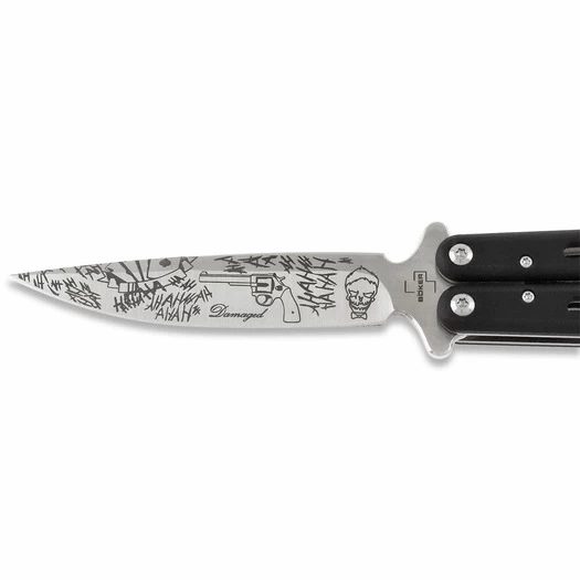 Böker Plus Large G10 Balisong Butterfly Knife, Joker 06EX012LS1 5 Böker Plus Large G10 Balisong Butterfly Knife, Joker 06EX012LS1 - Image 3