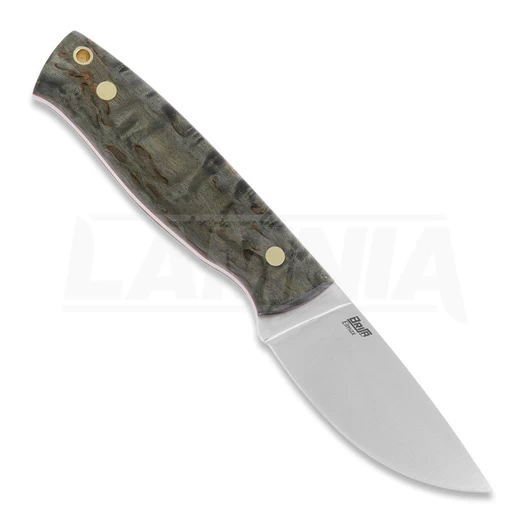 Brisa Skinner 90 Elmax Flat Hunting Knife, Stabilized Curly Birch 4 Brisa Skinner 90 Elmax Flat Hunting Knife, Stabilized Curly Birch - Image 2