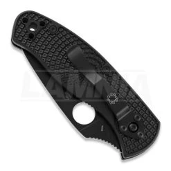 Spyderco Persistence Lightweight Black Blade Folding Knife, Spyderedge C136SBBK 7 Spyderco Persistence Lightweight Black Blade Folding Knife, Spyderedge C136SBBK -Outdoor Tool and Knife Shop 70103 SCC136SBBK 03